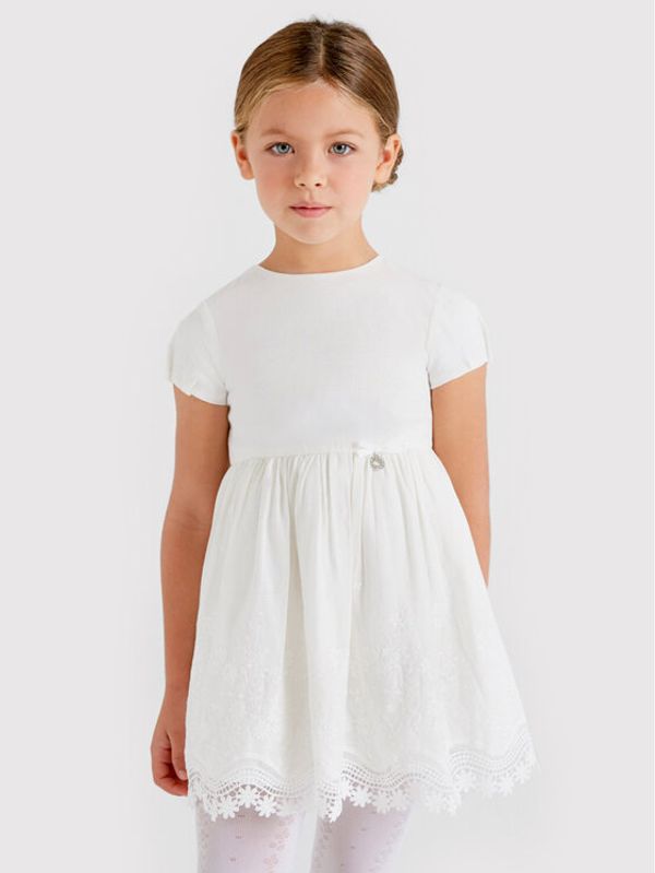 Mayoral Mayoral Ежедневна рокля 3914 Бежов Regular Fit