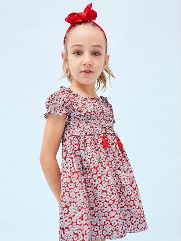 Mayoral Mayoral Ежедневна рокля 3924 Червен