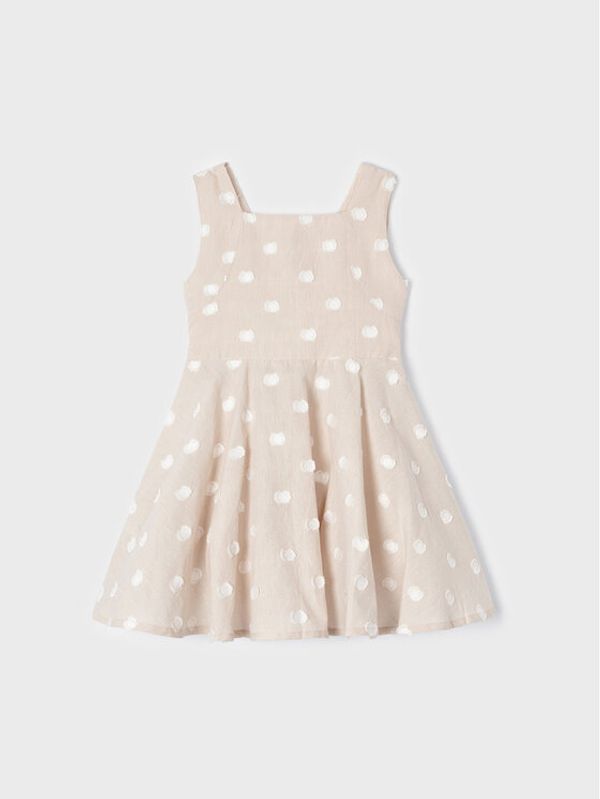 Mayoral Mayoral Ежедневна рокля 3925 Бежов