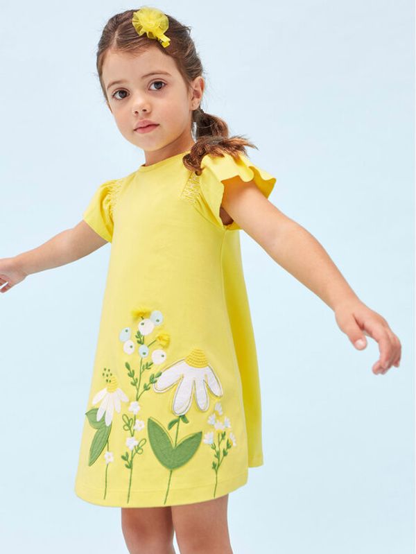 Mayoral Mayoral Ежедневна рокля 3948 Жълт