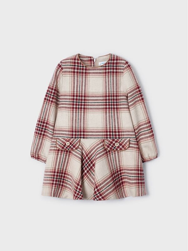 Mayoral Mayoral Ежедневна рокля 4.918 Розов Regular Fit