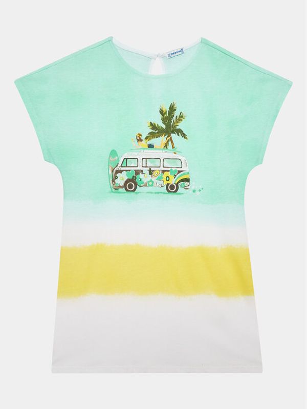 Mayoral Mayoral Ежедневна рокля 6933 Коралов Regular Fit