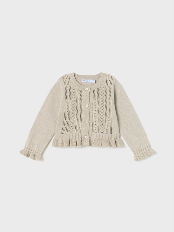 Mayoral Mayoral Кардиган 1366 Бежов Regular Fit