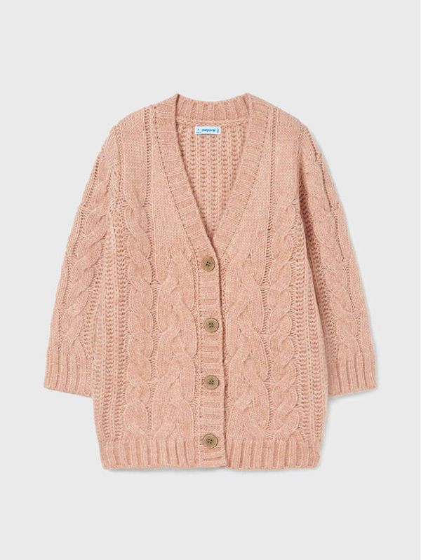 Mayoral Mayoral Кардиган 4310 Розов Relaxed Fit