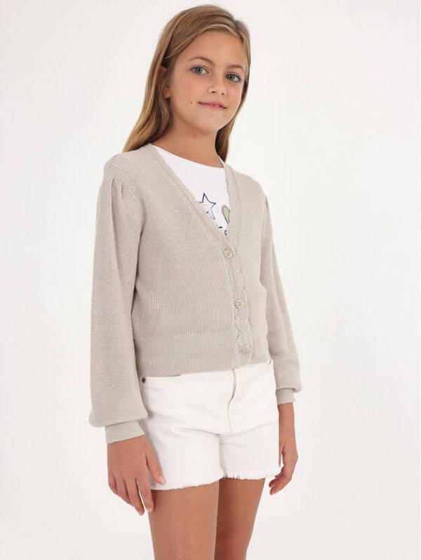 Mayoral Mayoral Кардиган 6331 Бежов Regular Fit