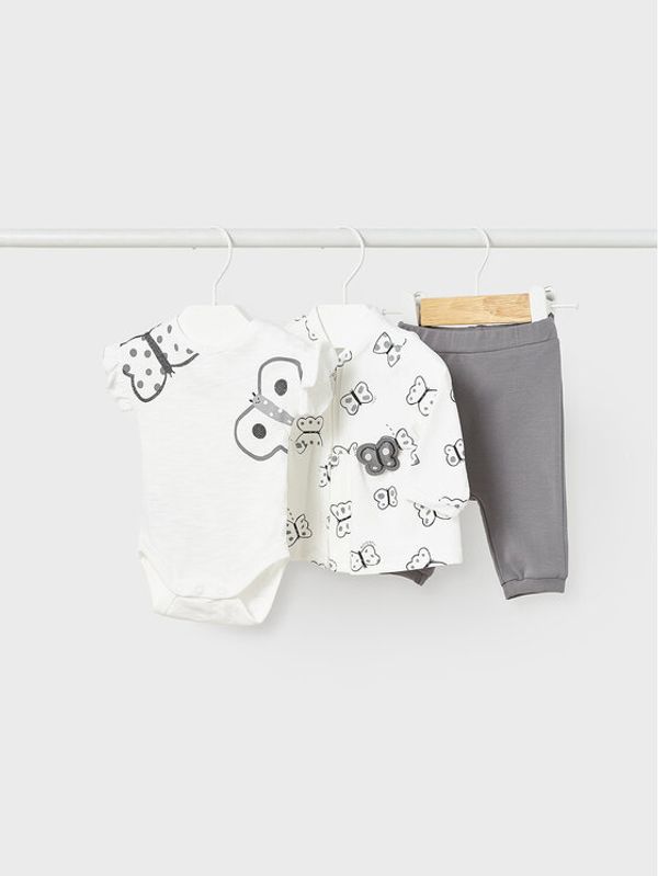 Mayoral Mayoral Кмплект суитшърт, боди и спортни панталони 1810 Цветен