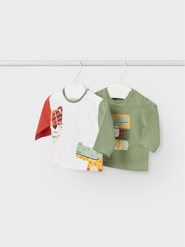 Mayoral Mayoral Комплект 2 блузи 1003 Цветен Regular Fit