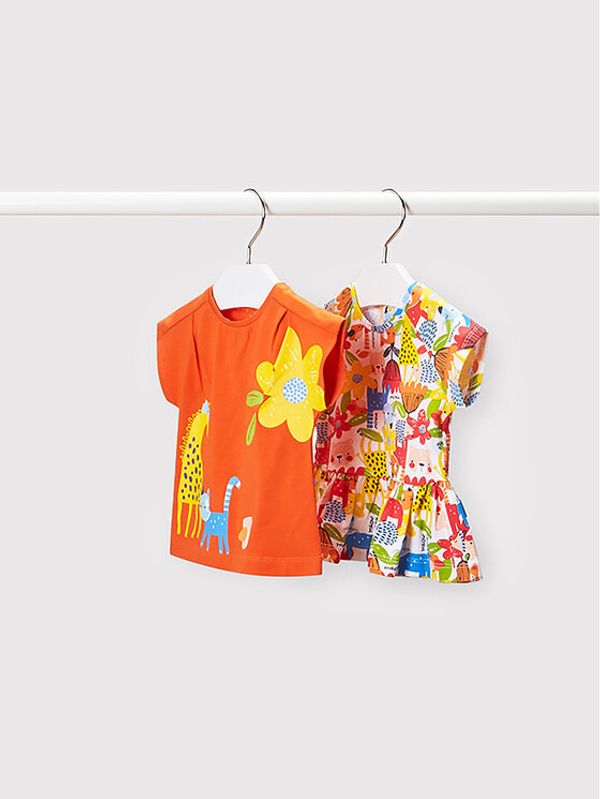 Mayoral Mayoral Комплект 2 блузи 1031 Цветен Regular Fit