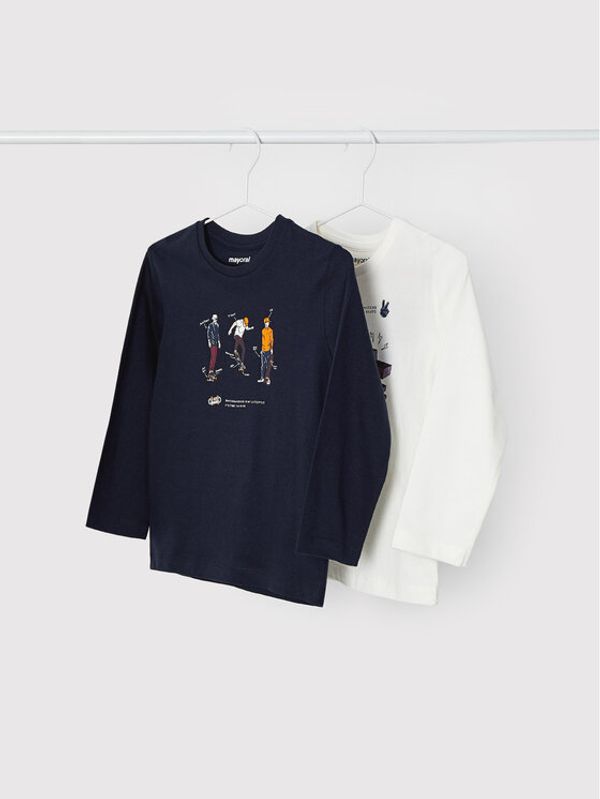 Mayoral Mayoral Комплект 2 блузи 4020 Цветен Regular Fit