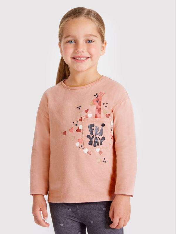 Mayoral Mayoral Комплект 2 блузи 4033 Розов Regular Fit