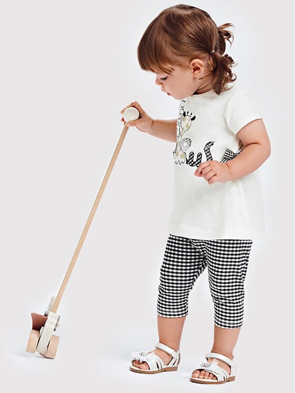 Mayoral Mayoral Комплект 2 чифта клинове и блузка 1721 Цветен Regular Fit