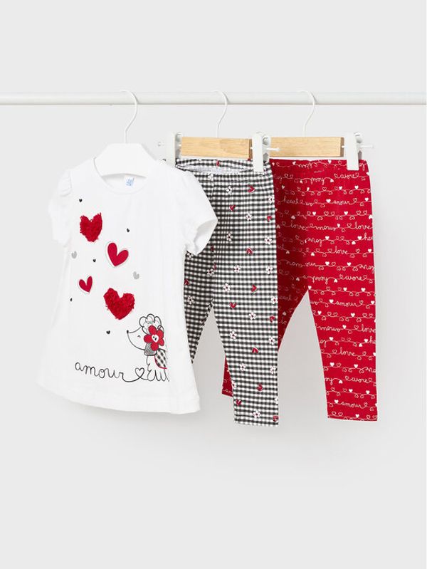 Mayoral Mayoral Комплект 2 чифта клинове и блузка 1775 Цветен Regular Fit