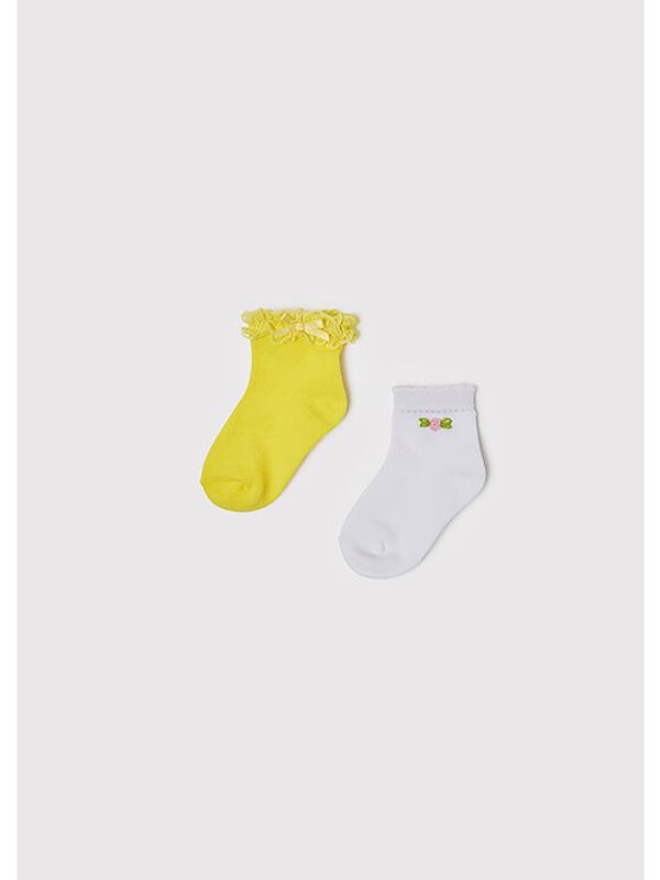 Mayoral Mayoral Комплект 2 чифта къси чорапи детски 10176 Цветен