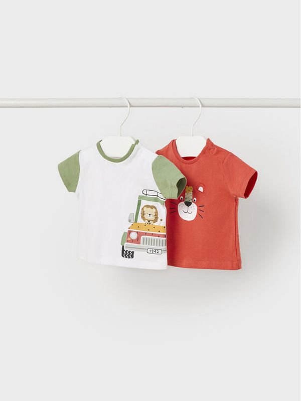 Mayoral Mayoral Комплект 2 тишъртки 1002 Цветен Regular Fit