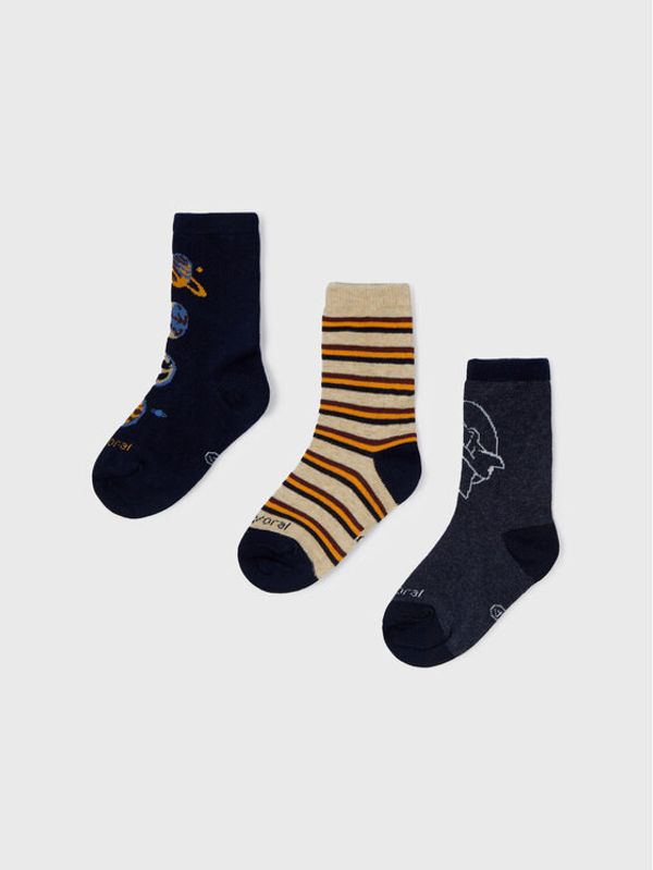 Mayoral Mayoral Комплект 3 чифта дълги чорапи детски 10319 Цветен