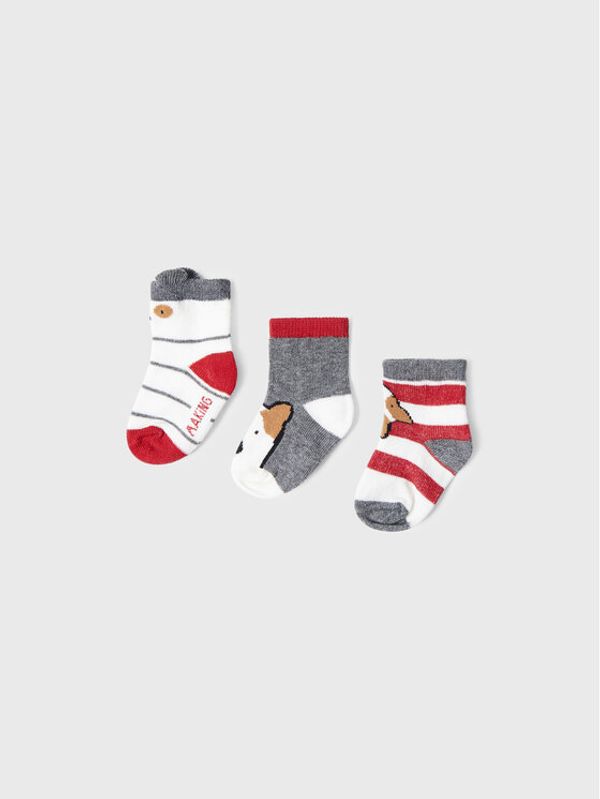 Mayoral Mayoral Комплект 3 чифта дълги чорапи детски 9537 Цветен