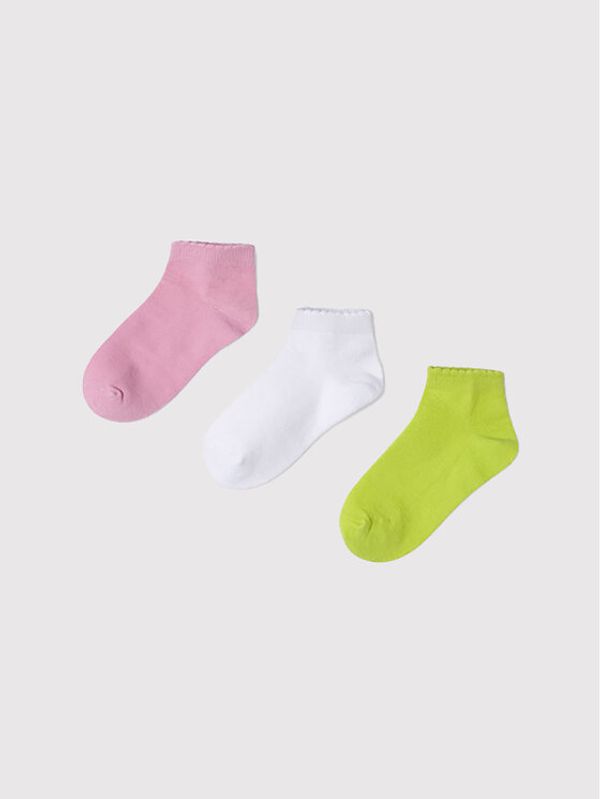 Mayoral Mayoral Комплект 3 чифта къси чорапи детски 10233 Цветен