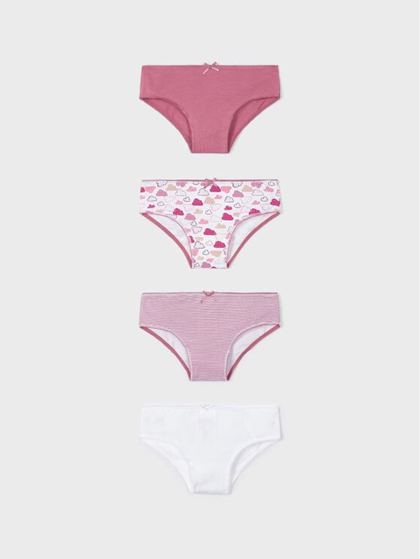 Mayoral Mayoral Комплект 4 чифта бикини 10.560 Розов Regular Fit