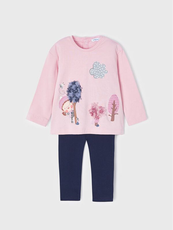 Mayoral Mayoral Комплект блуза и клин 2729 Цветен Regular Fit