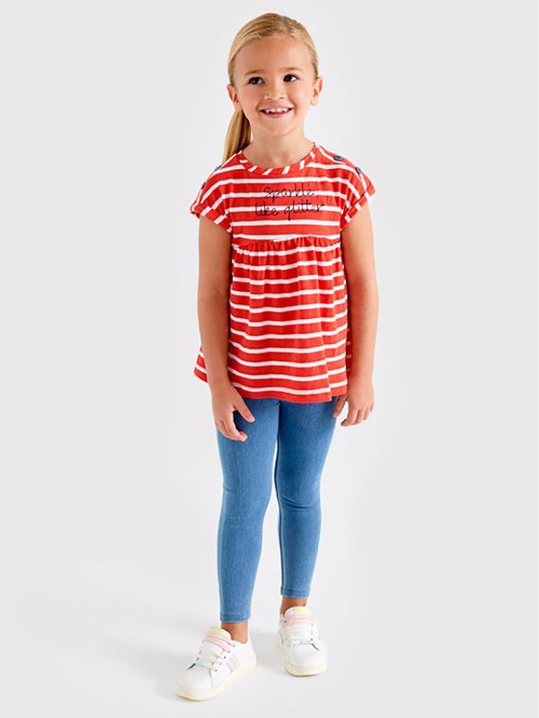 Mayoral Mayoral Комплект блуза и клин 3763 Червен Regular Fit