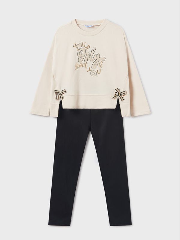 Mayoral Mayoral Комплект блуза и клин 7.747 Екрю Regular Fit