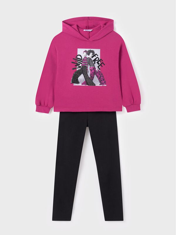 Mayoral Mayoral Комплект блуза и клин 7.749 Черен Regular Fit