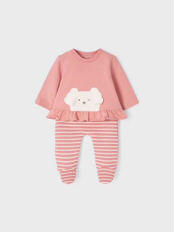 Mayoral Mayoral Комплект блуза и панталон 2506 Розов Regular Fit