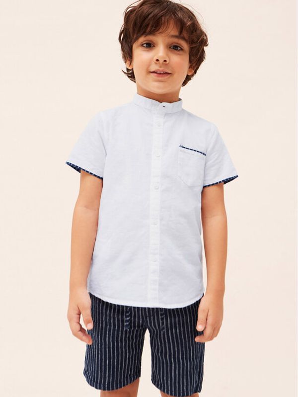 Mayoral Mayoral Комплект от риза и текстилни шорти 3240 Цветен