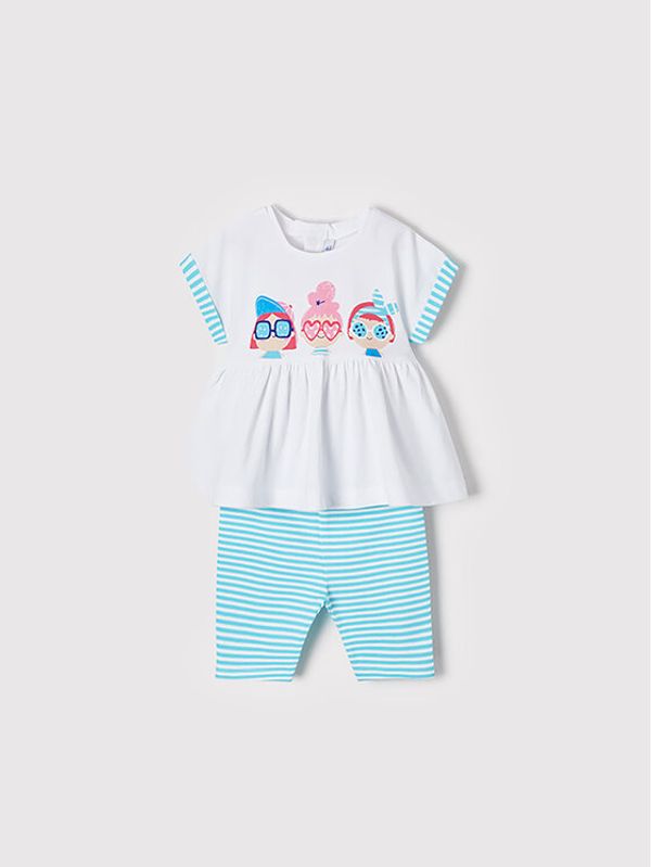 Mayoral Mayoral Комплект рокля и клин 1239 Цветен Regular Fit