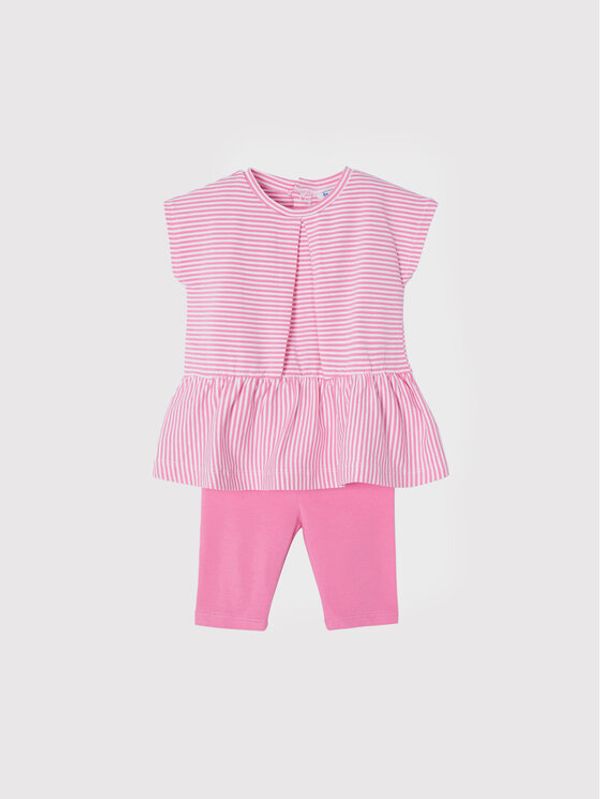 Mayoral Mayoral Комплект рокля и клин 1728 Розов Regular Fit