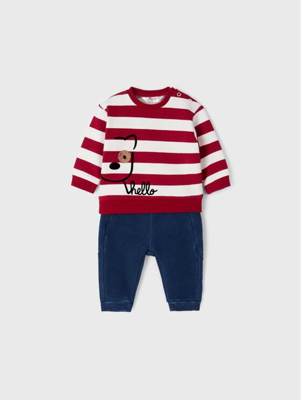 Mayoral Mayoral Комплект суитшърт и панталон от плат 2523 Цветен Regular Fit