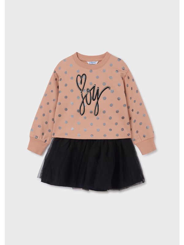 Mayoral Mayoral Комплект суитшърт и пола 4981 Цветен Regular Fit