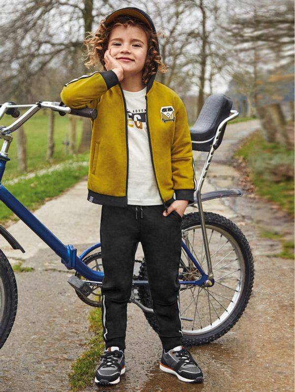 Mayoral Mayoral Комплект суитшърт, тениска и панталон 4845 Цветен Regular Fit