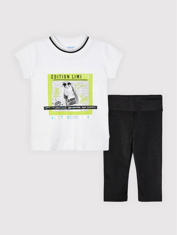 Mayoral Mayoral Комплект тишърт и клин 3740 Цветен Regular Fit