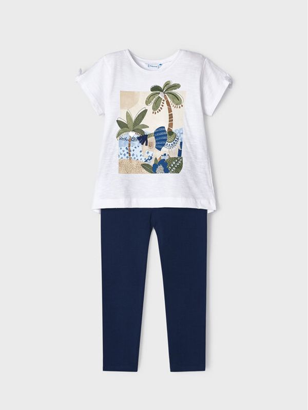 Mayoral Mayoral Комплект тишърт и клин 3783 Тъмносин