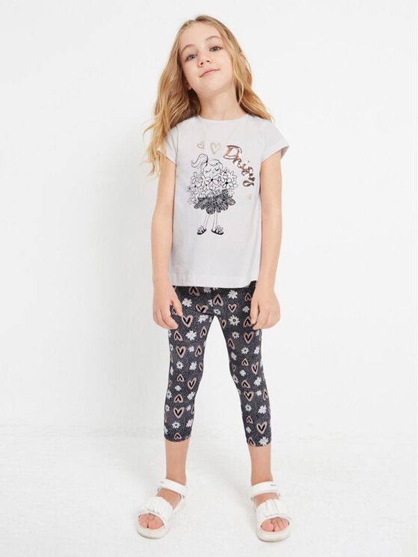 Mayoral Mayoral Комплект тишърт и клин 3787 Екрю