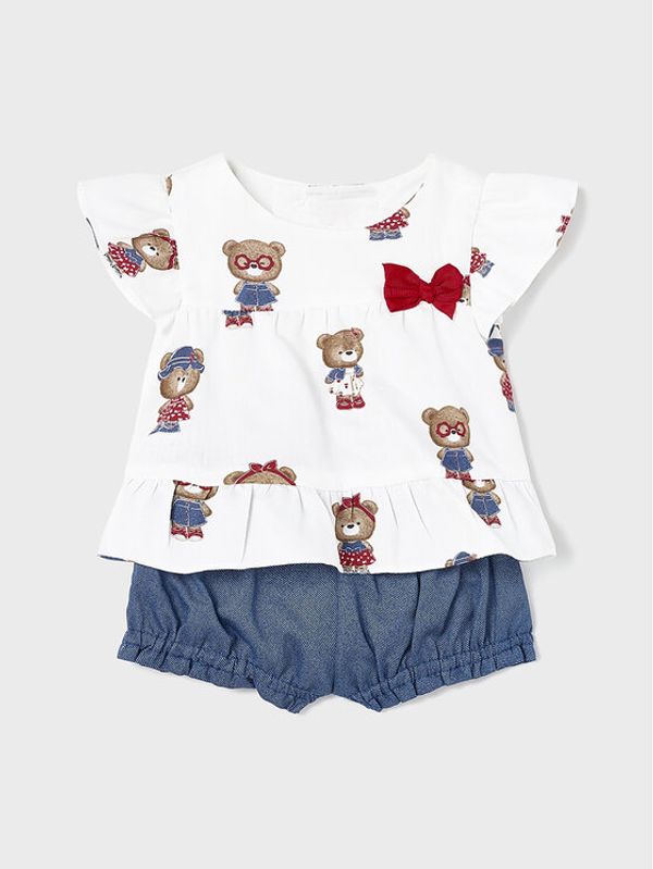 Mayoral Mayoral Комплект тишърт и панталонки 1256 Цветен