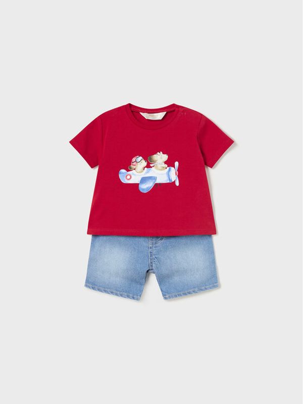 Mayoral Mayoral Комплект тишърт и панталонки 1268 Цветен