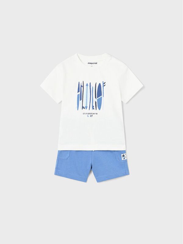 Mayoral Mayoral Комплект тишърт и панталонки 1646 Цветен