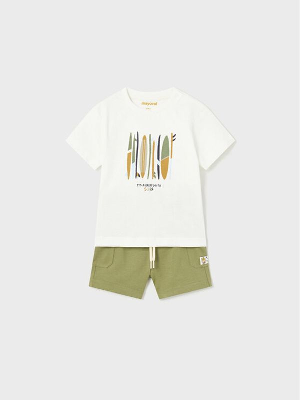 Mayoral Mayoral Комплект тишърт и панталонки 1646 Цветен
