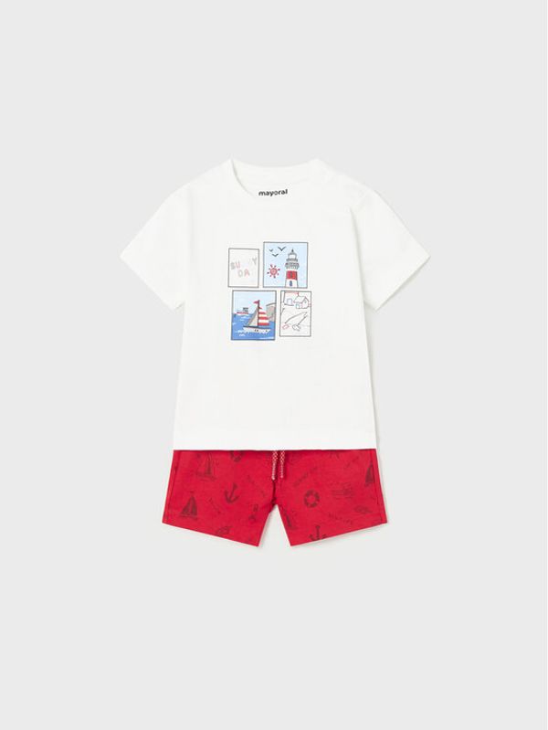 Mayoral Mayoral Комплект тишърт и панталонки 1647 Цветен