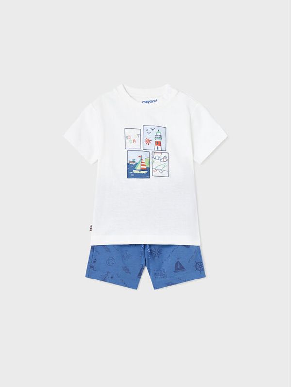 Mayoral Mayoral Комплект тишърт и панталонки 1647 Цветен