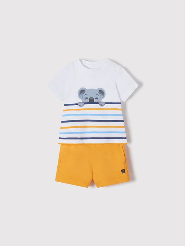 Mayoral Mayoral Комплект тишърт и панталонки 1665 Цветен Regular Fit