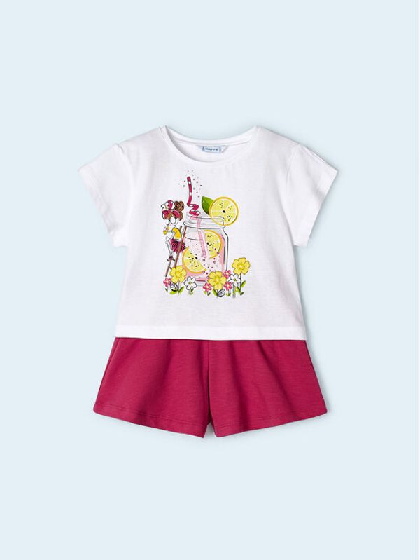 Mayoral Mayoral Комплект тишърт и панталонки 3213 Цветен