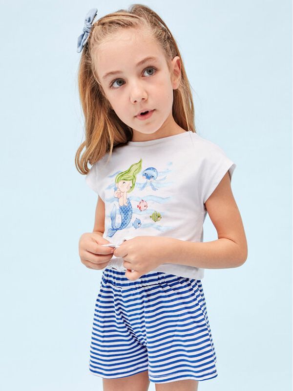 Mayoral Mayoral Комплект тишърт и панталонки 3216 Цветен