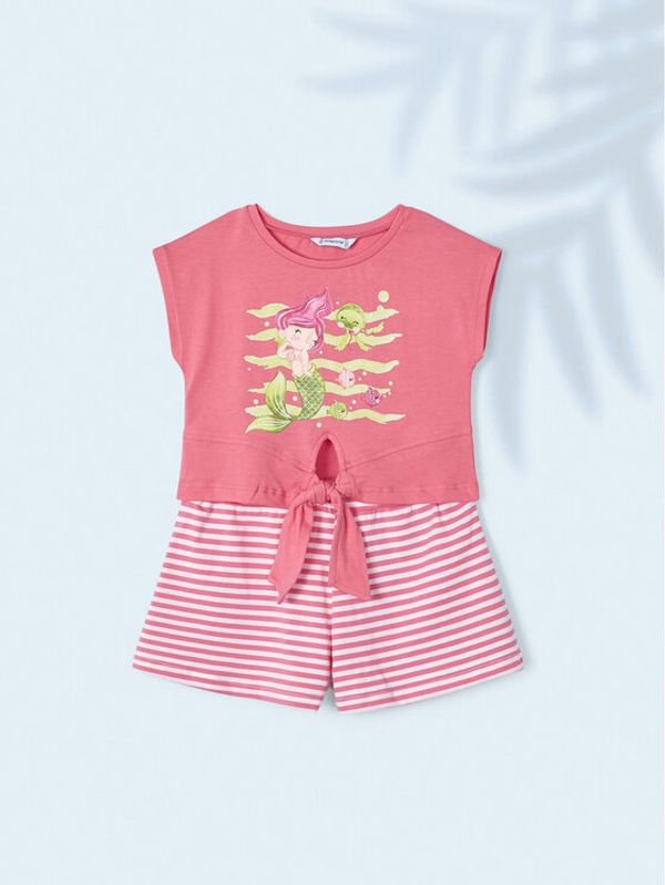 Mayoral Mayoral Комплект тишърт и панталонки 3216 Цветен