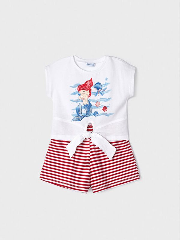 Mayoral Mayoral Комплект тишърт и панталонки 3216 Цветен