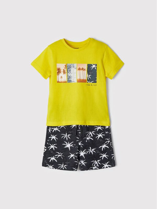 Mayoral Mayoral Комплект тишърт и панталонки 3655 Цветен Regular Fit