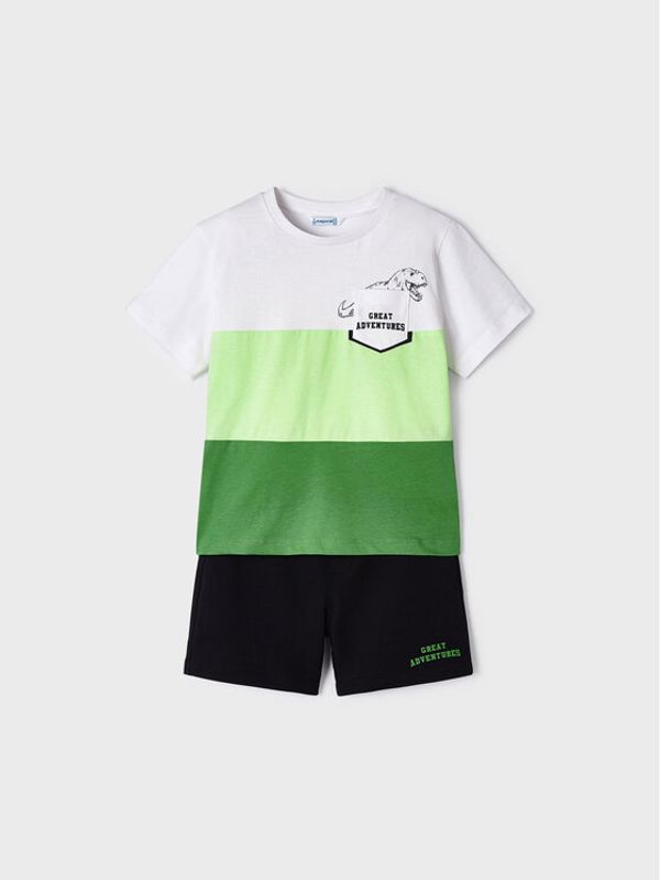 Mayoral Mayoral Комплект тишърт и панталонки 3672 Цветен