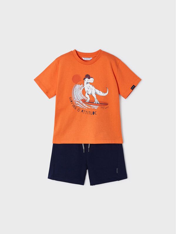 Mayoral Mayoral Комплект тишърт и панталонки 3673 Цветен